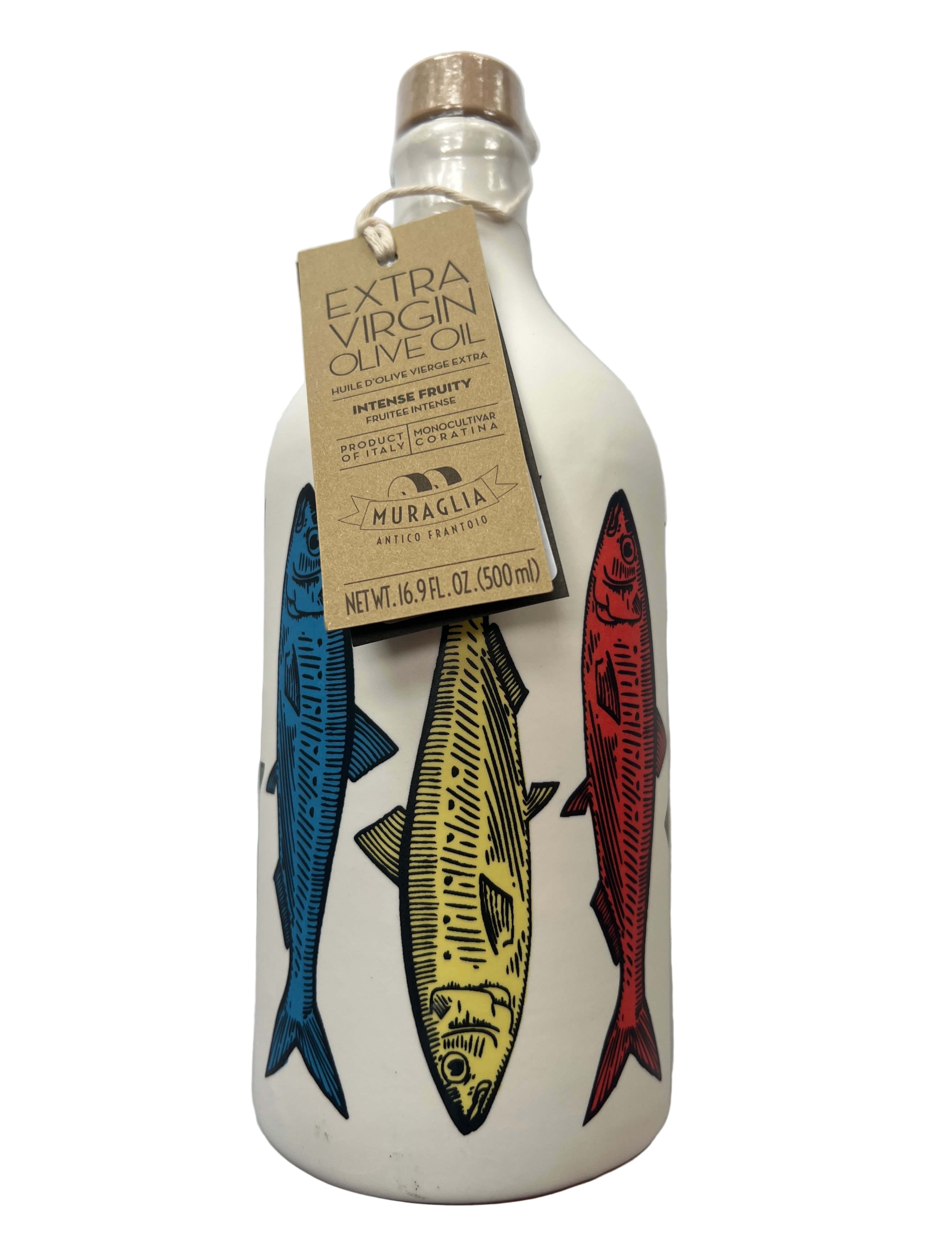Fish Ceramic Olive Oil Bottle