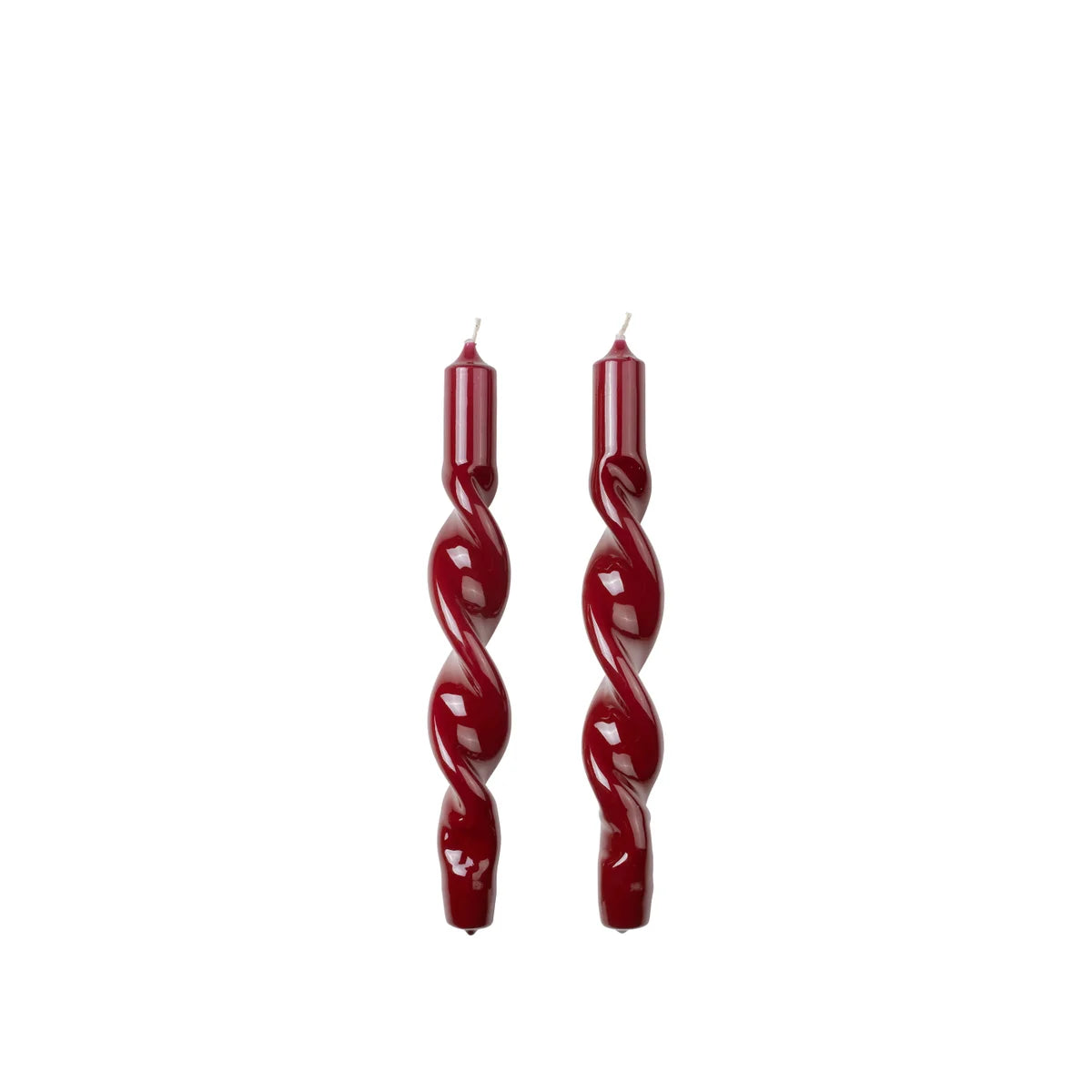 Twisted Glossy Candle Set