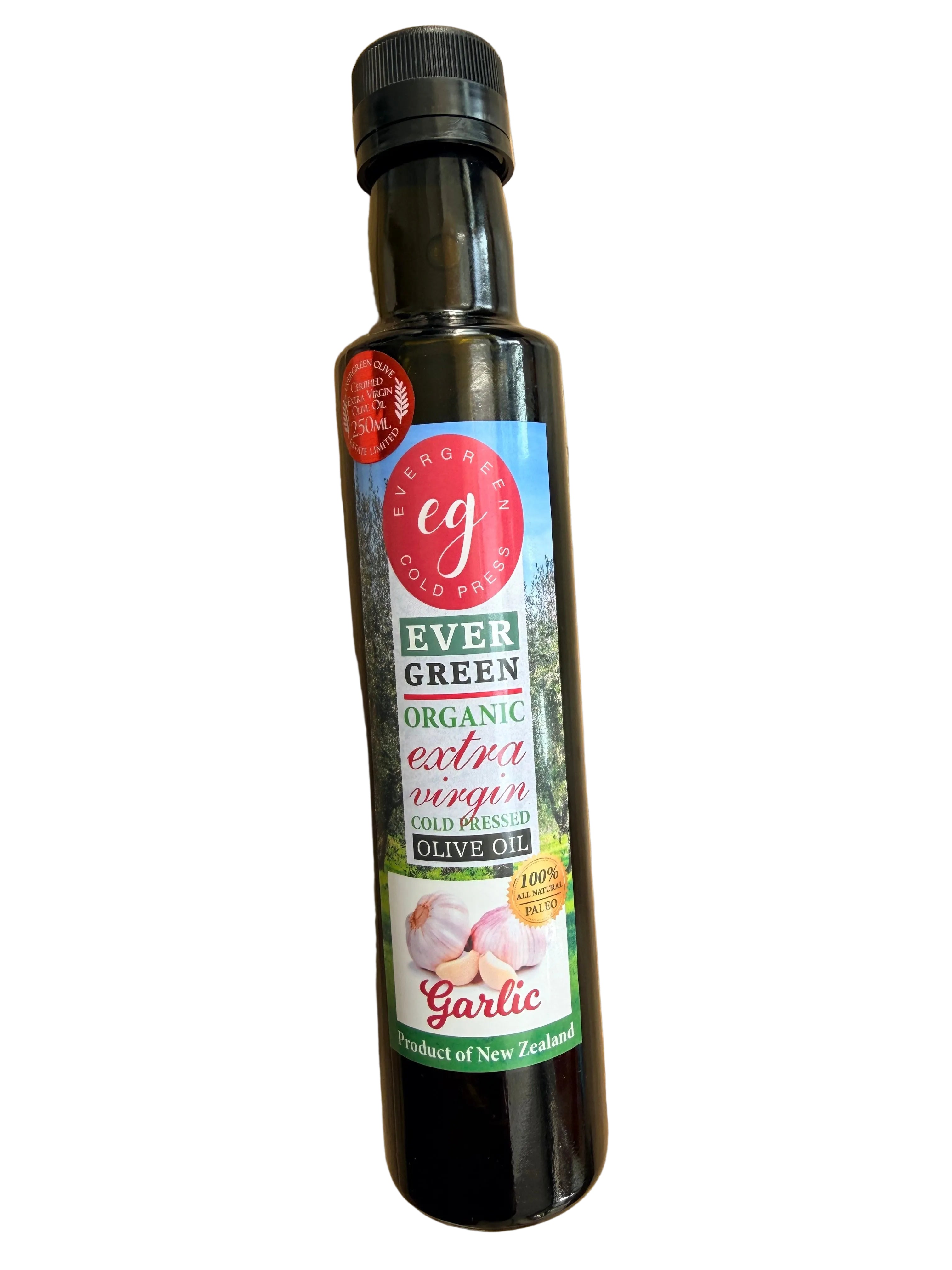 Evergreen Garlic Infused Extra Virgin Olive Oil