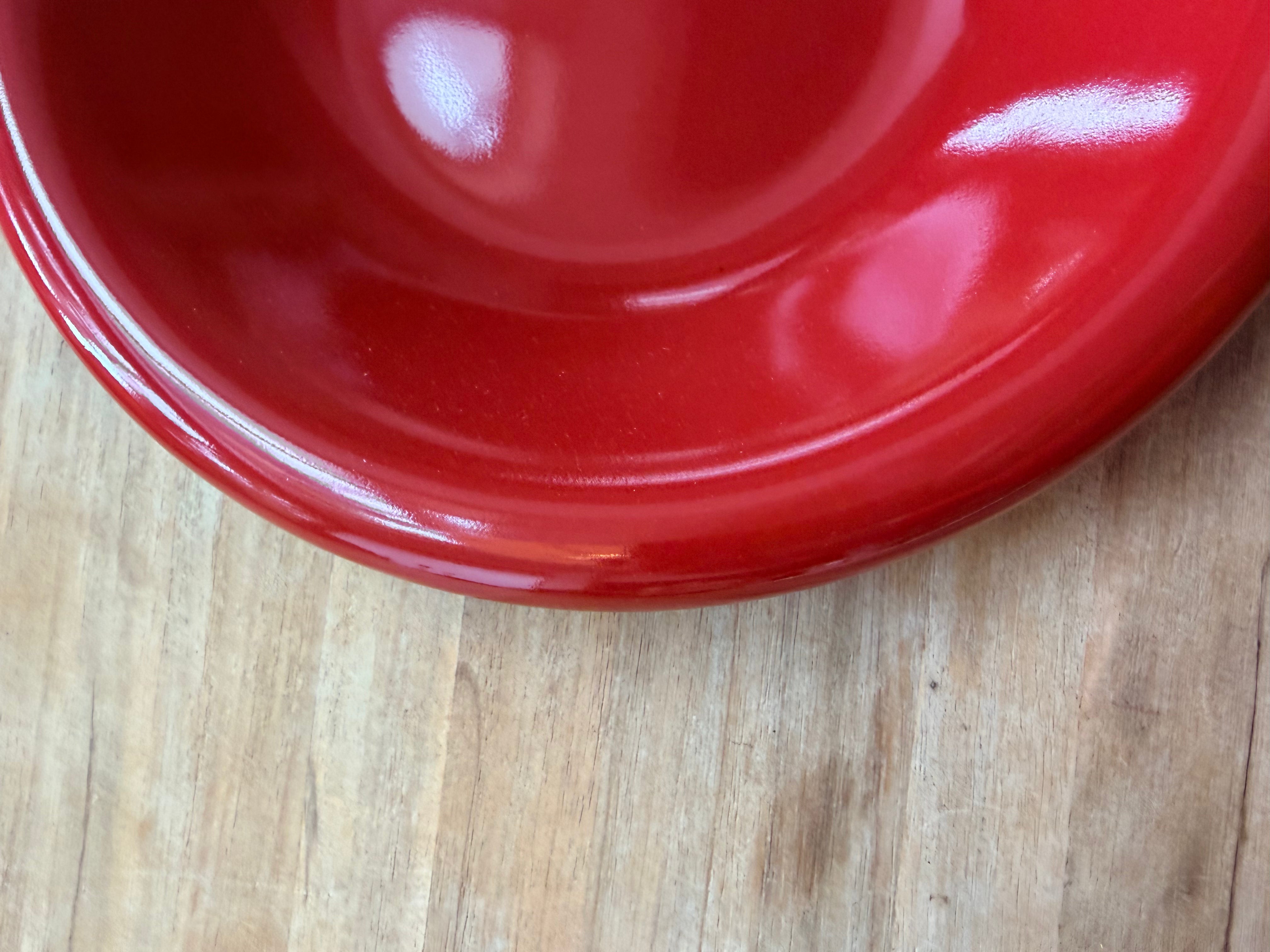 Tomato Red Serving Bowl