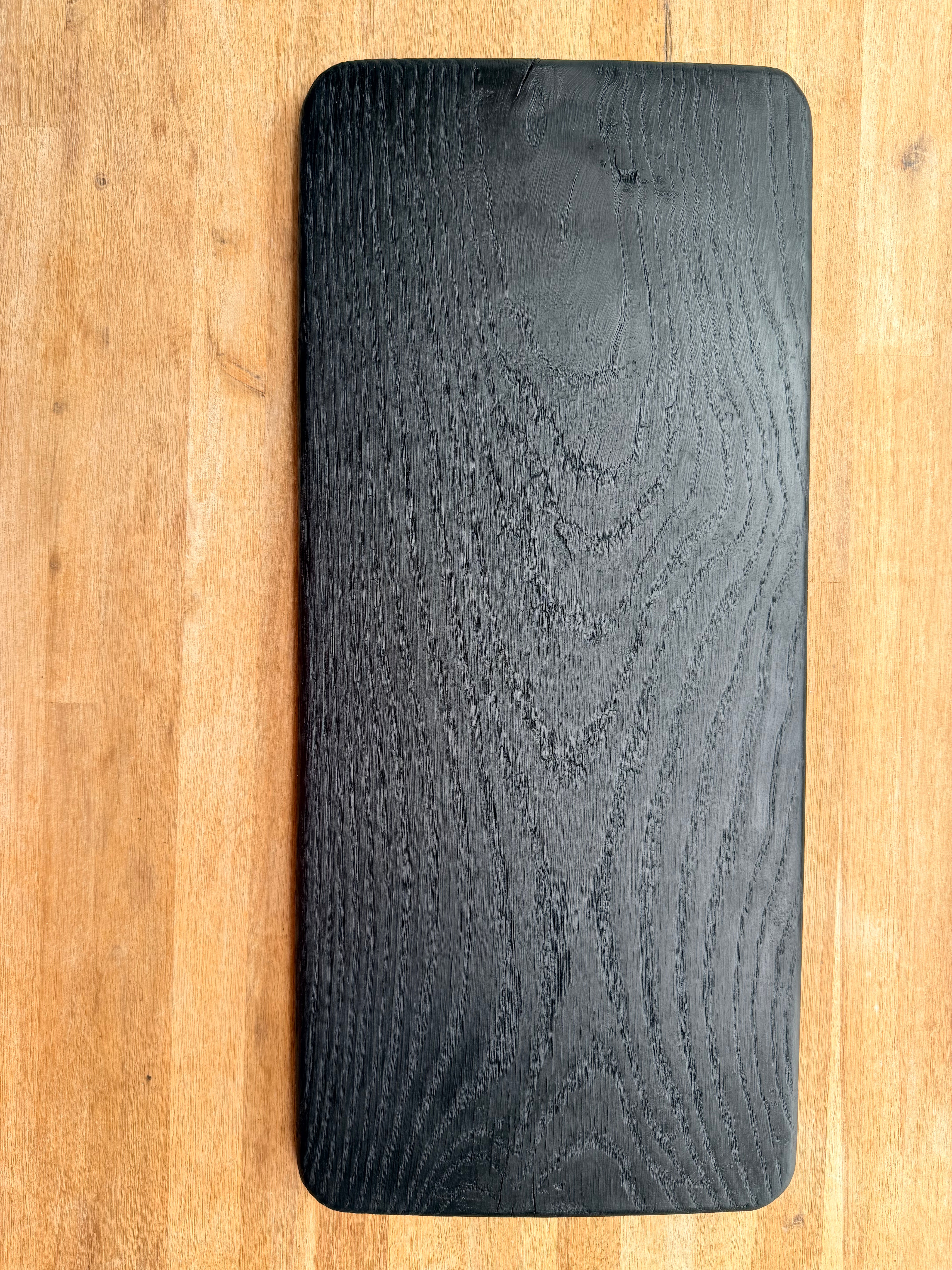 Charred Oak Serving Board