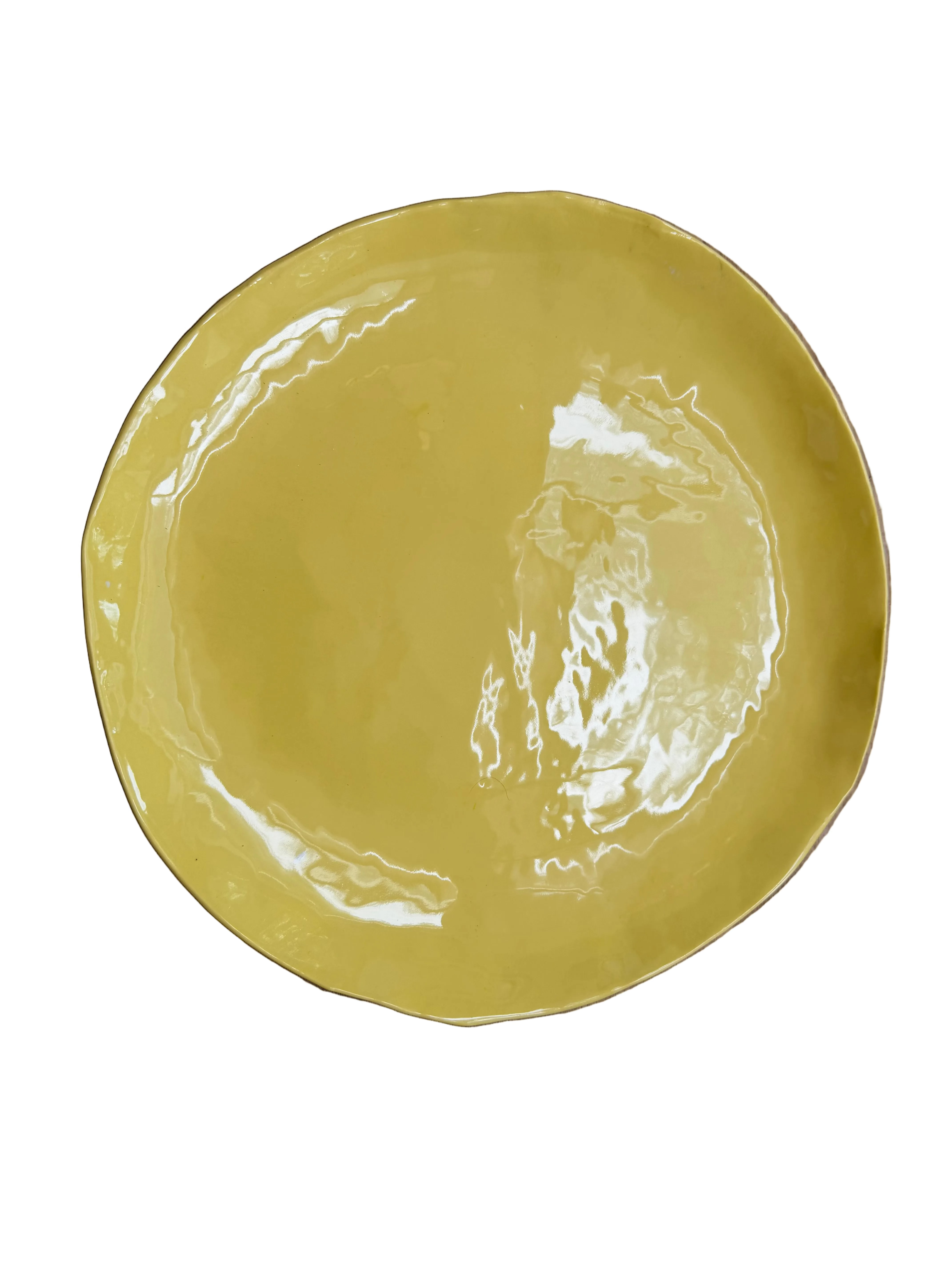 Butter Glazed Ceramic Platter