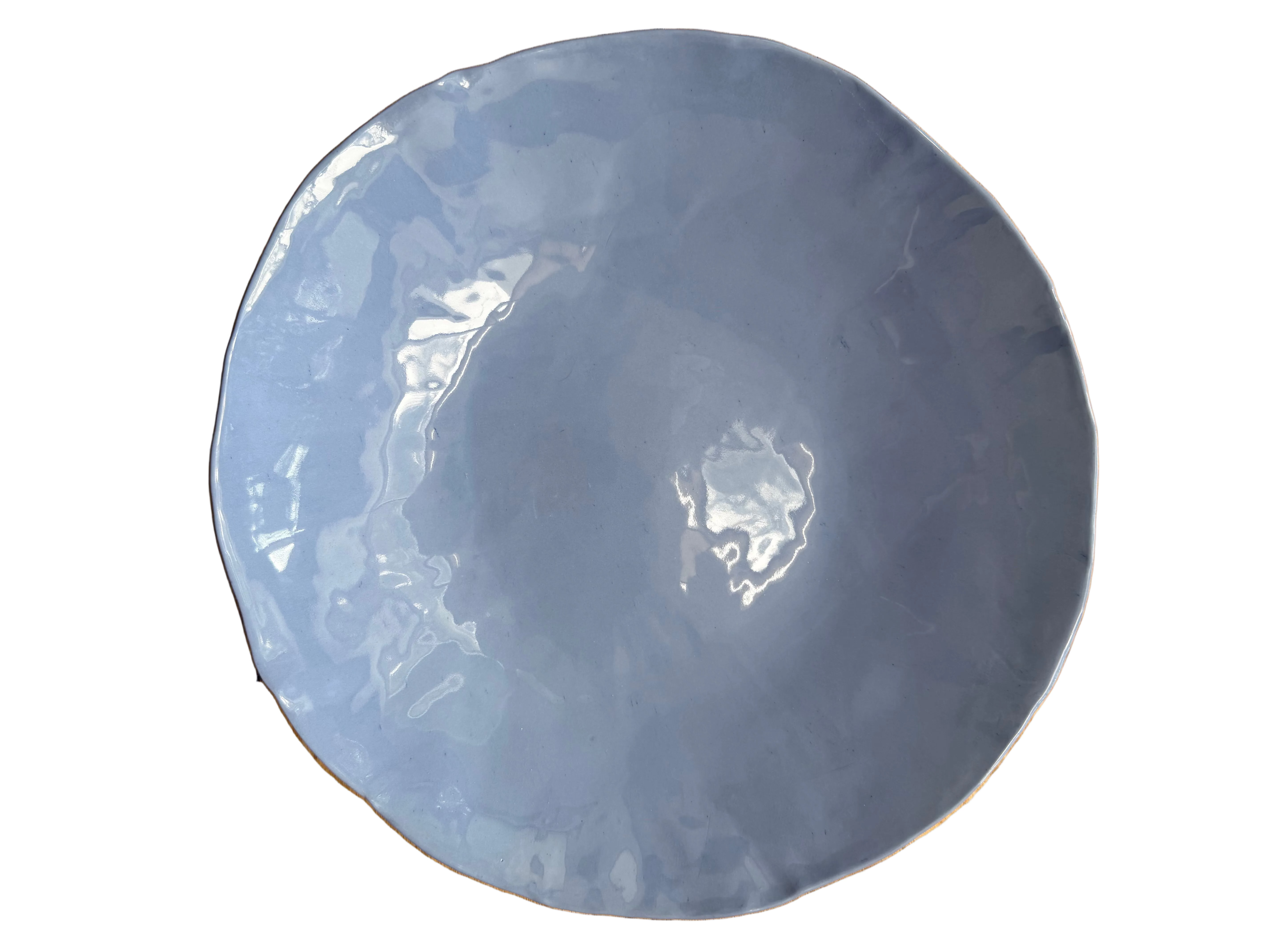 Cornflower Blue glazed ceramic bowl