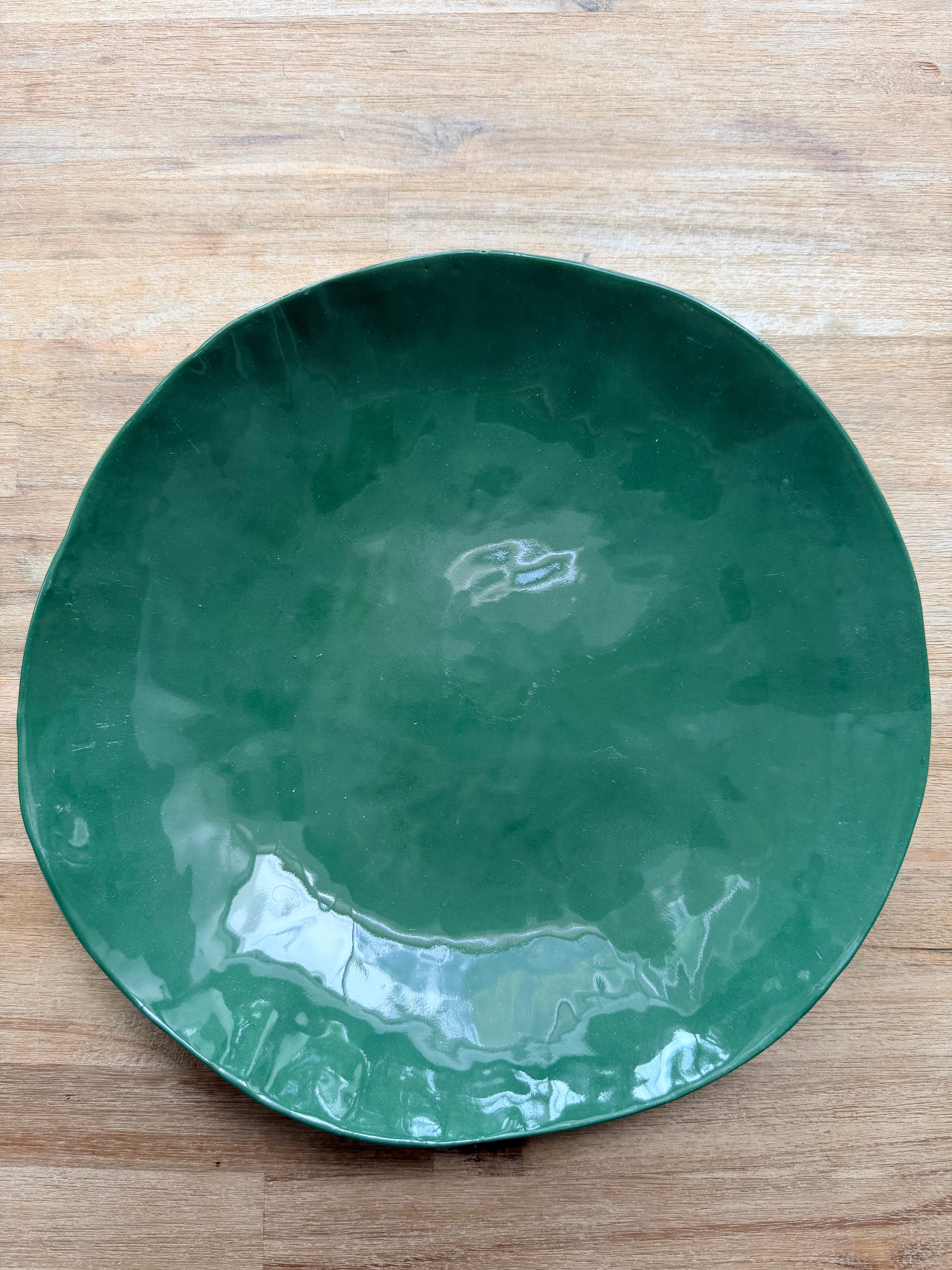 Olive Glazed Ceramic medium Bowl