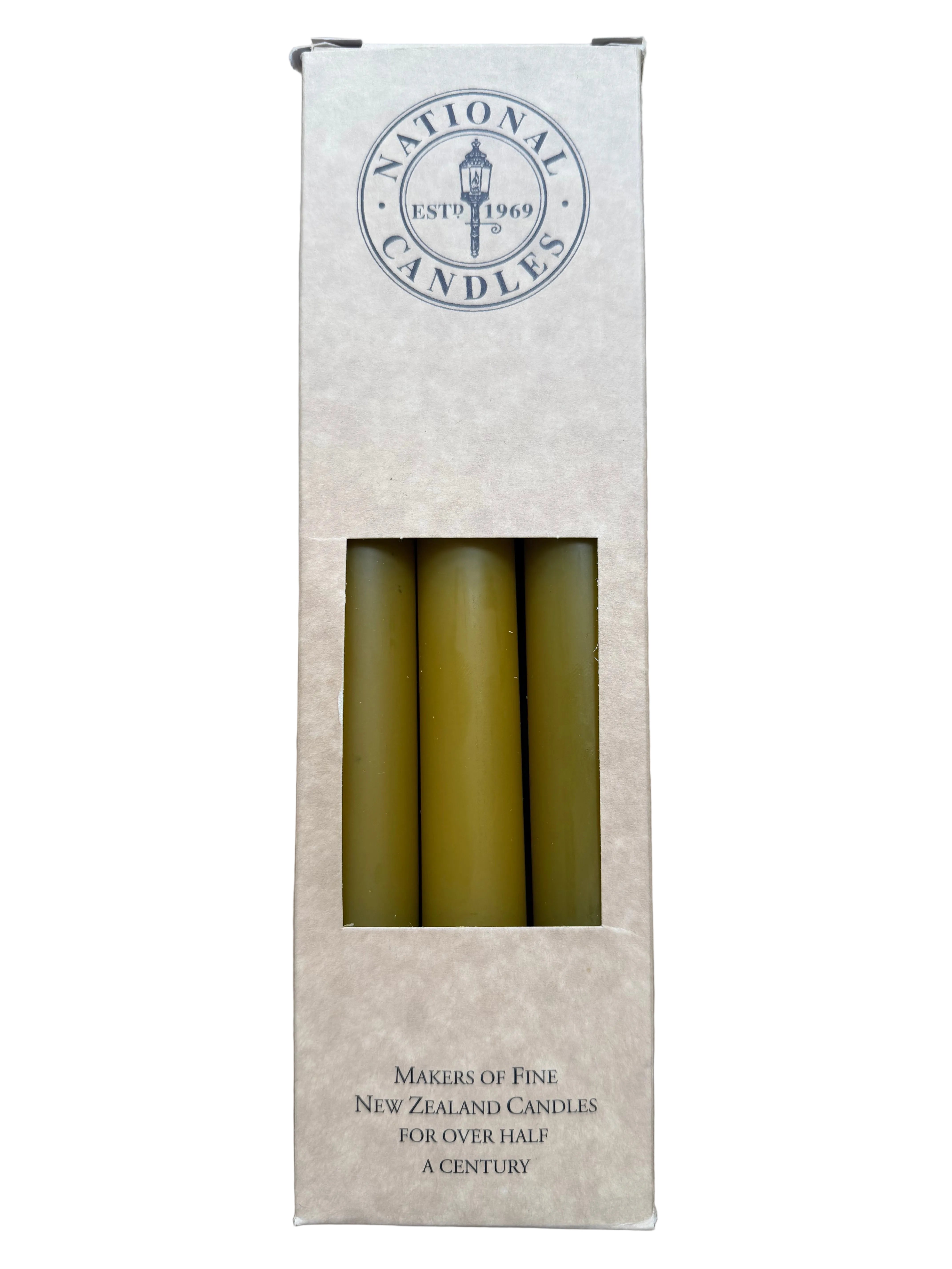 Mustard Taper Candles