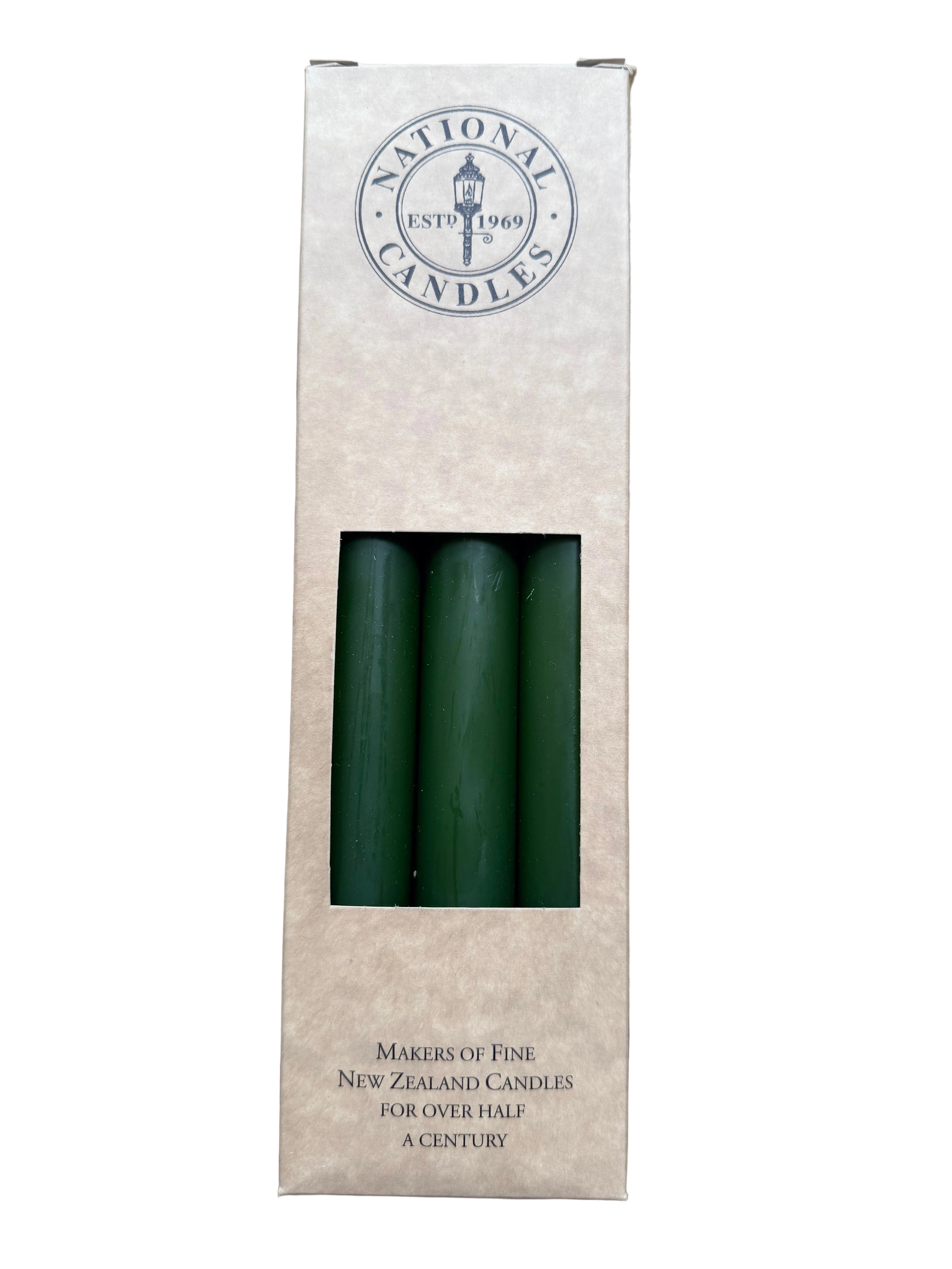 Olive Taper Candles