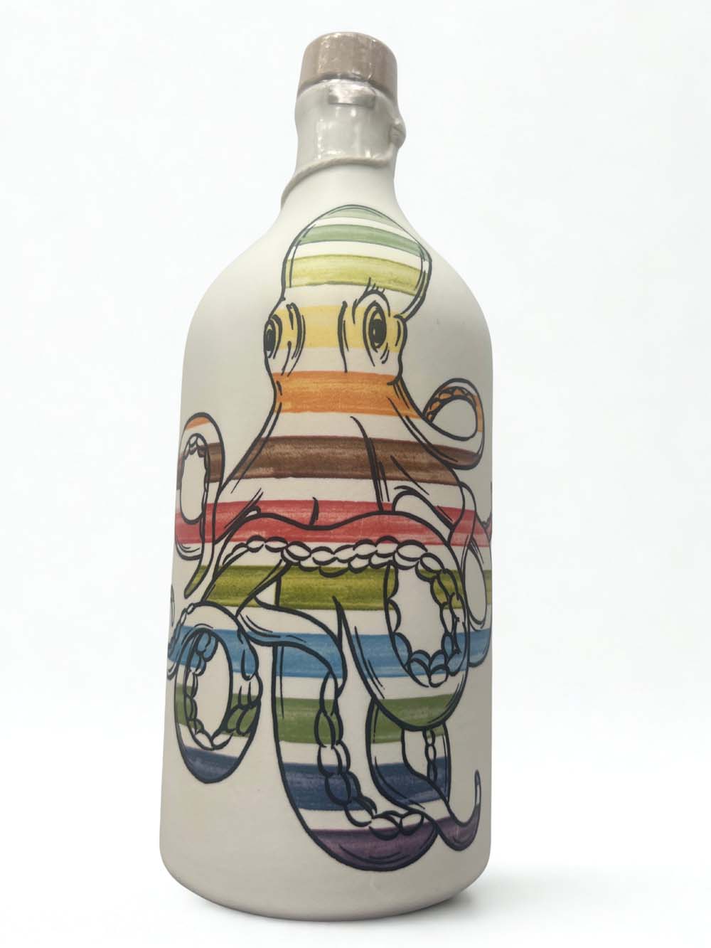 Octopus Ceramic Olive Oil Bottle