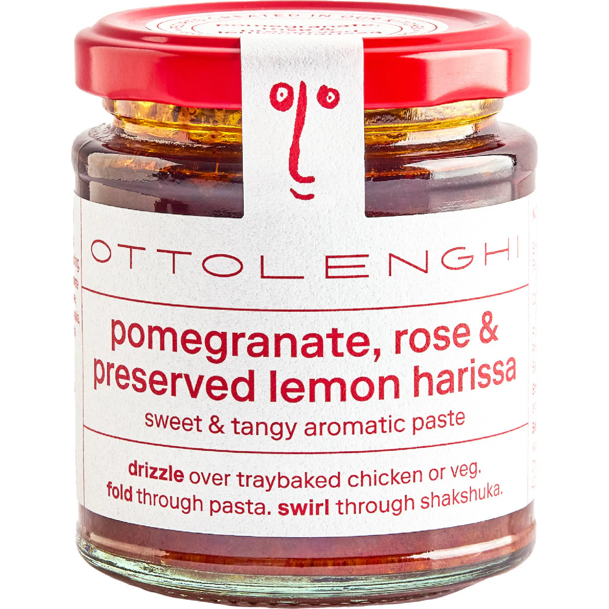 Ottolenghi Pomegranate, Rose and Preserved Lemon Harissa