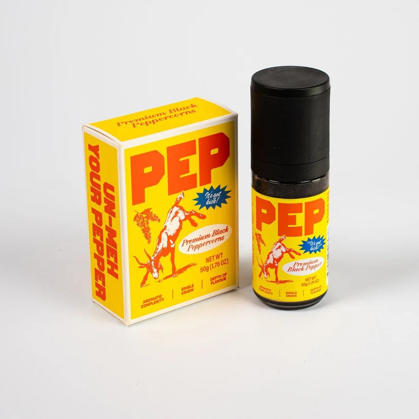 Pep Black Pepper Grinder + Refill Bundle