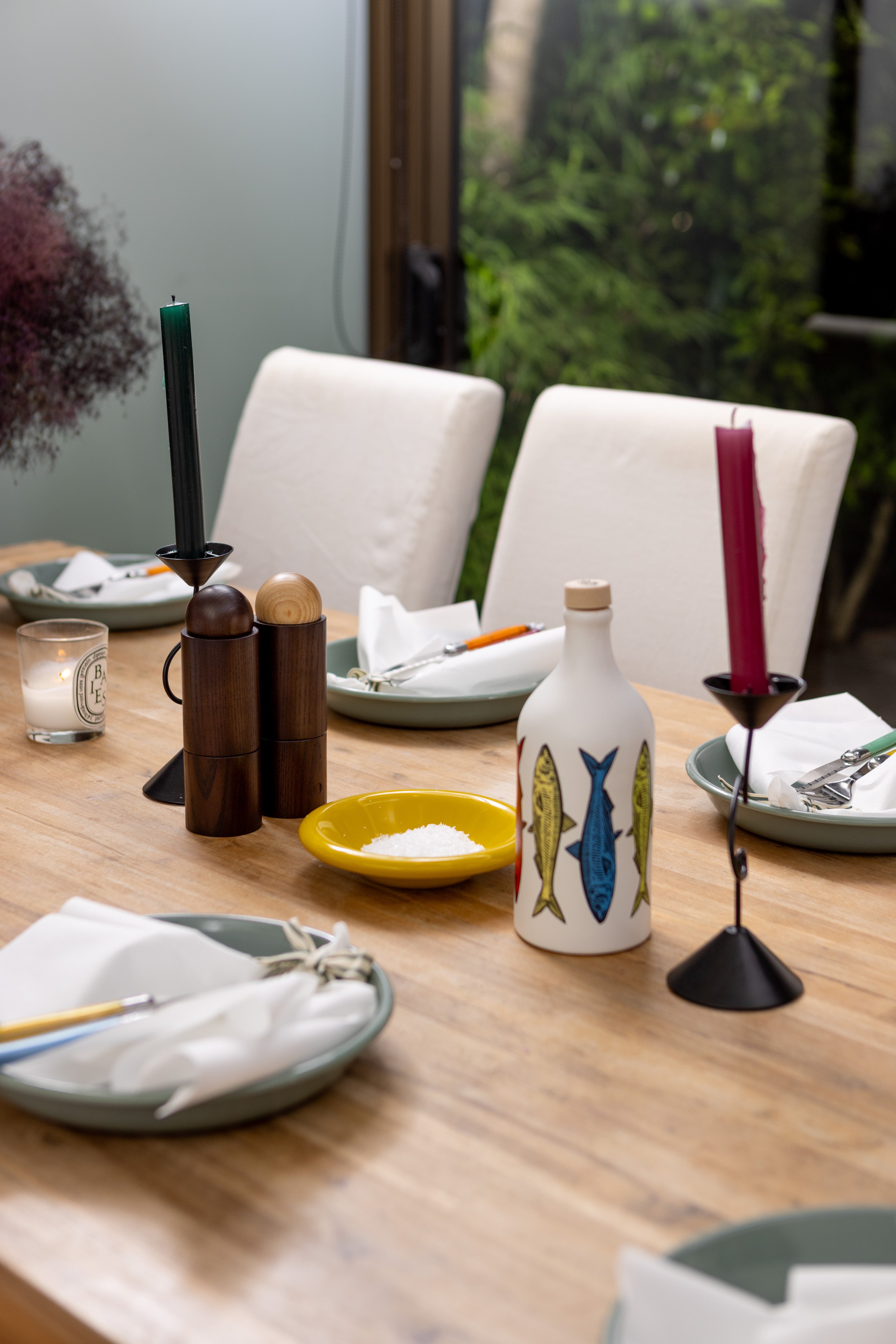 Fish Ceramic Olive Oil Bottle