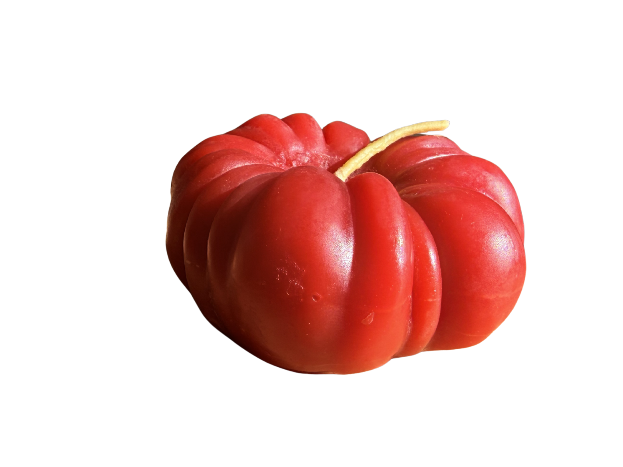 Small Red Heirloom Tomato Beeswax Candle