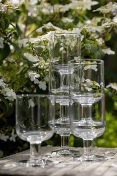 Stackable glasses set