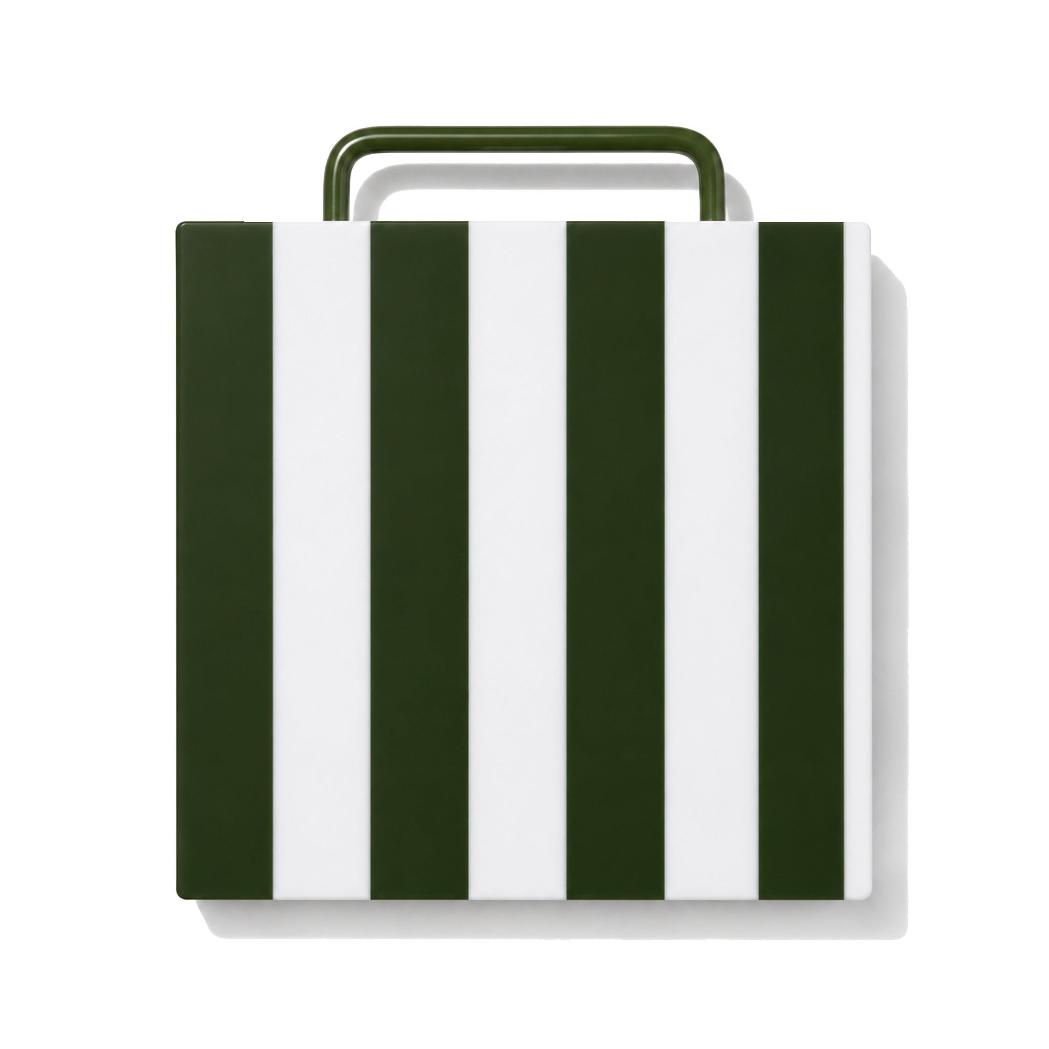 Olive Green Striped Chopping Board – Large