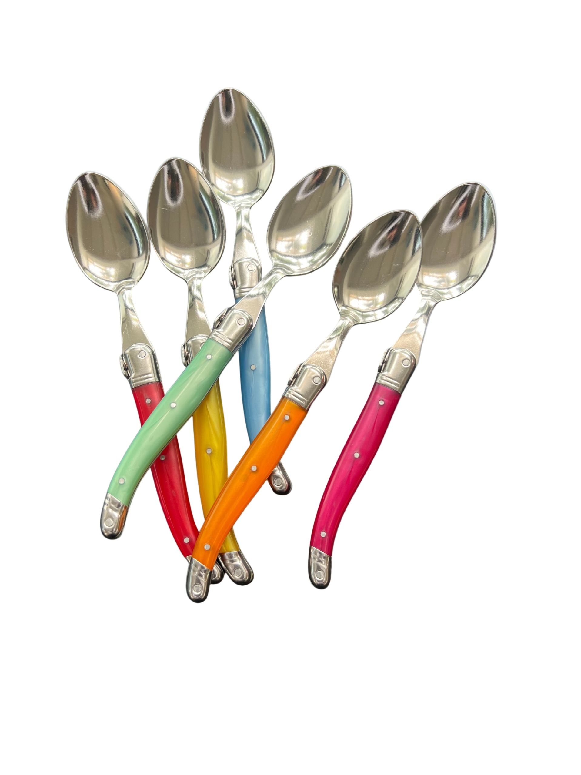 Coloured Laguiole Neron 24 Piece Cutlery Set