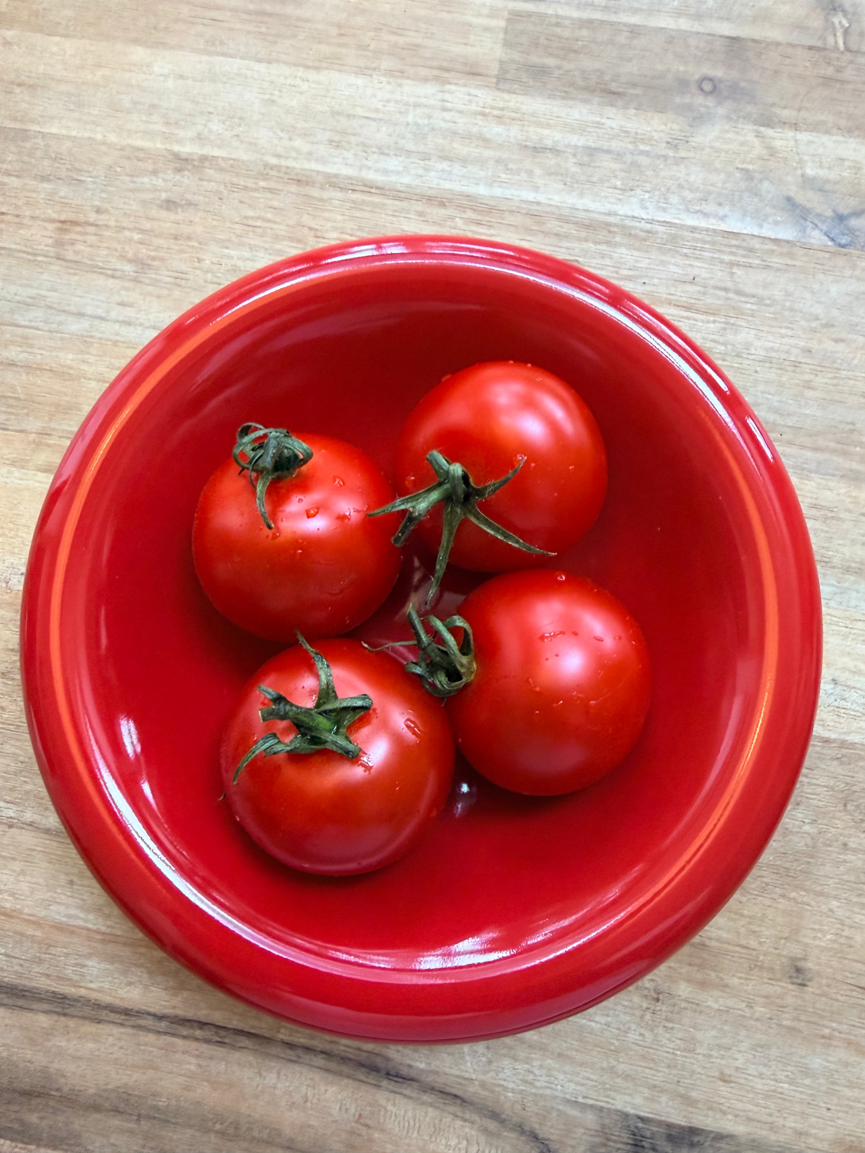 Tomato Red Side Bowl