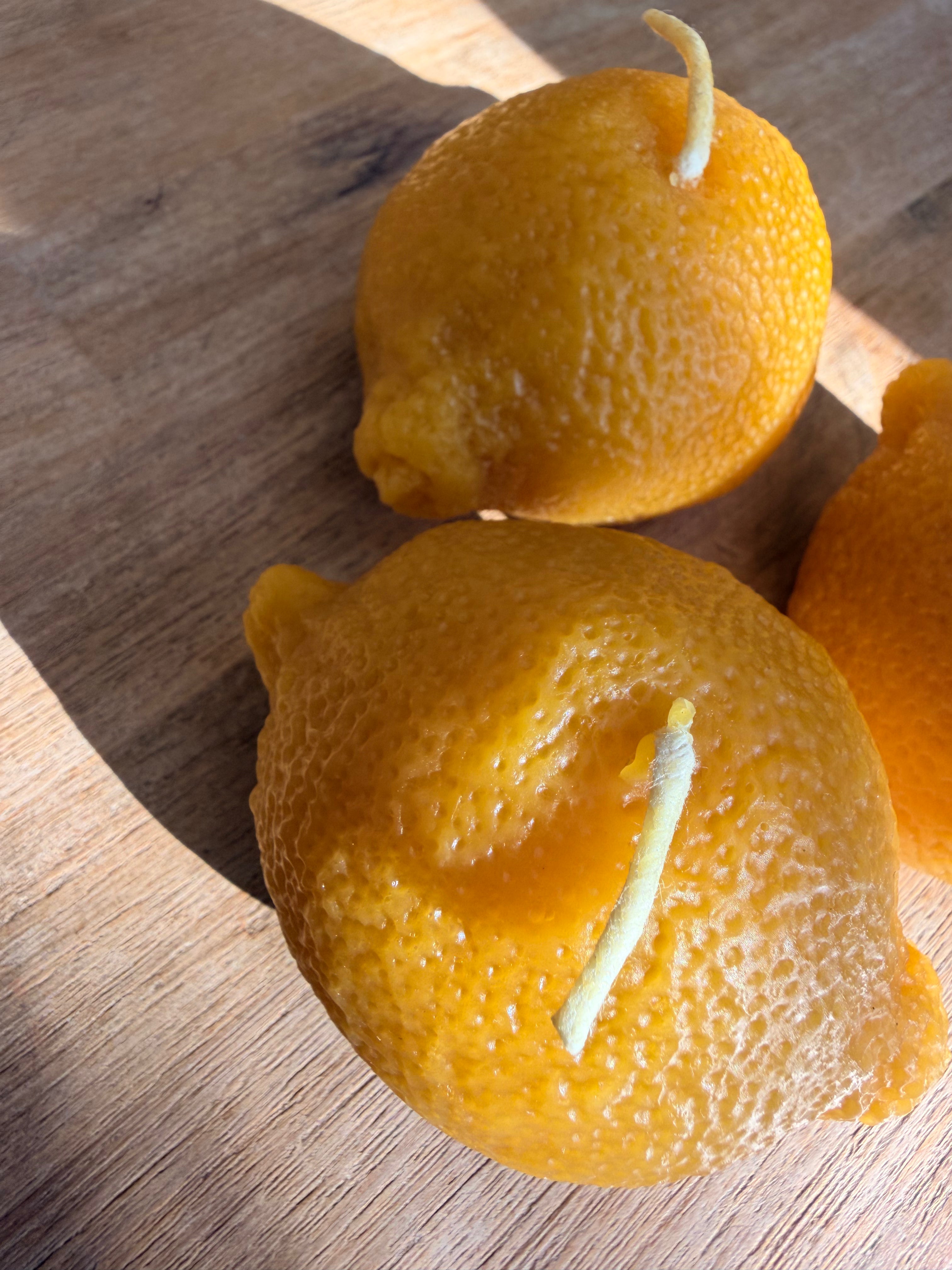 Lemon Beeswax Candle