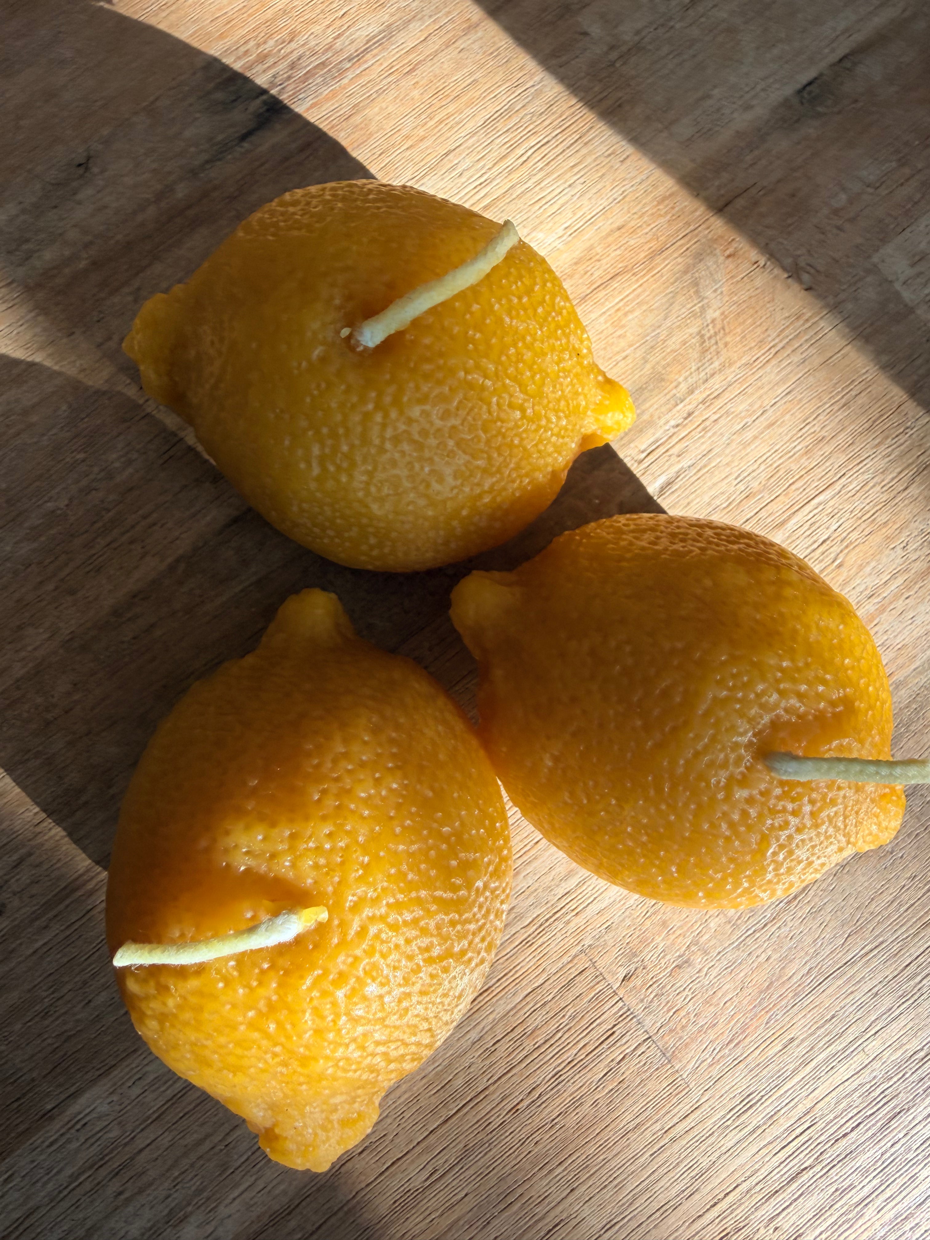 Lemon Beeswax Candle