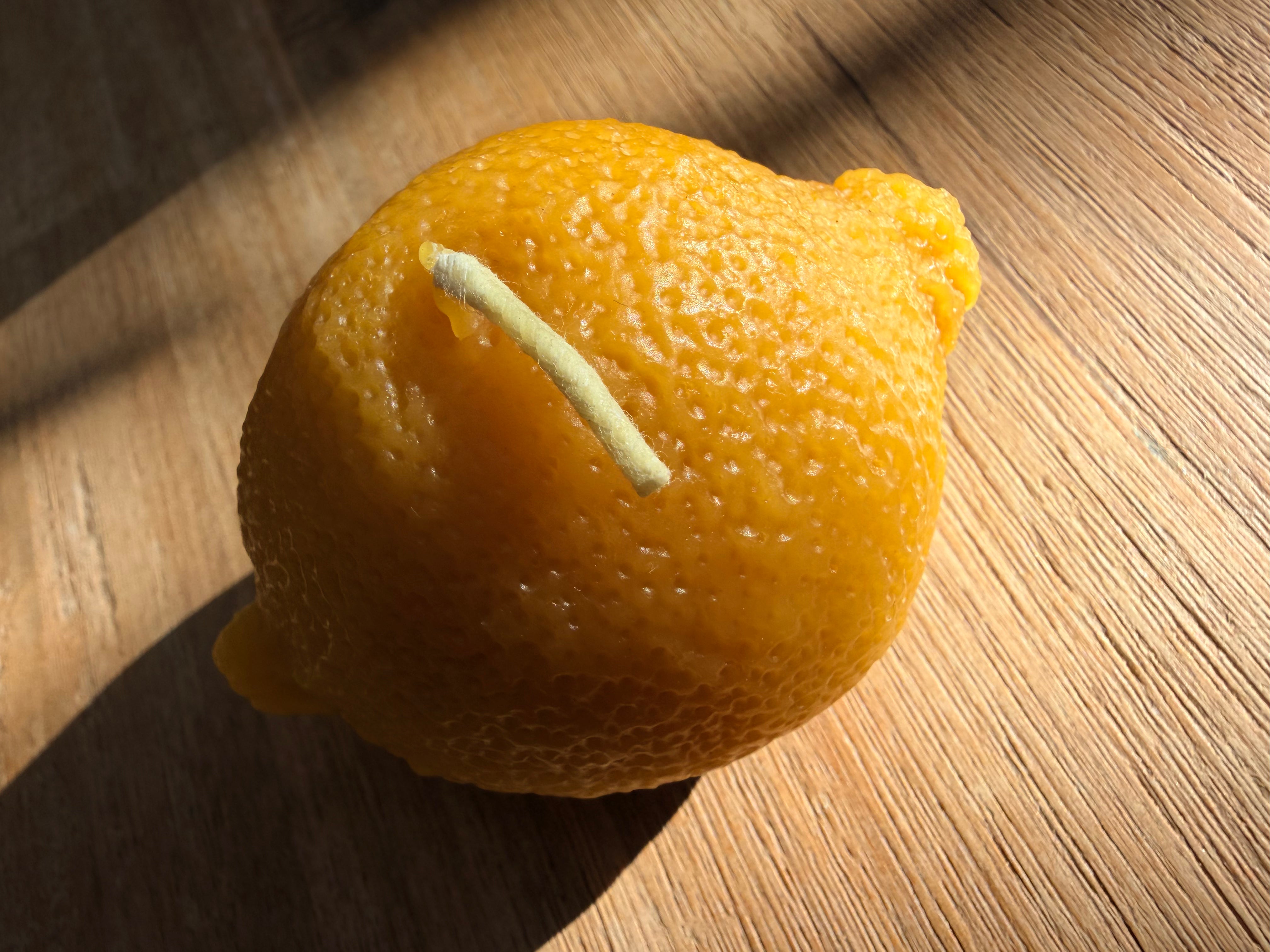 Lemon Beeswax Candle