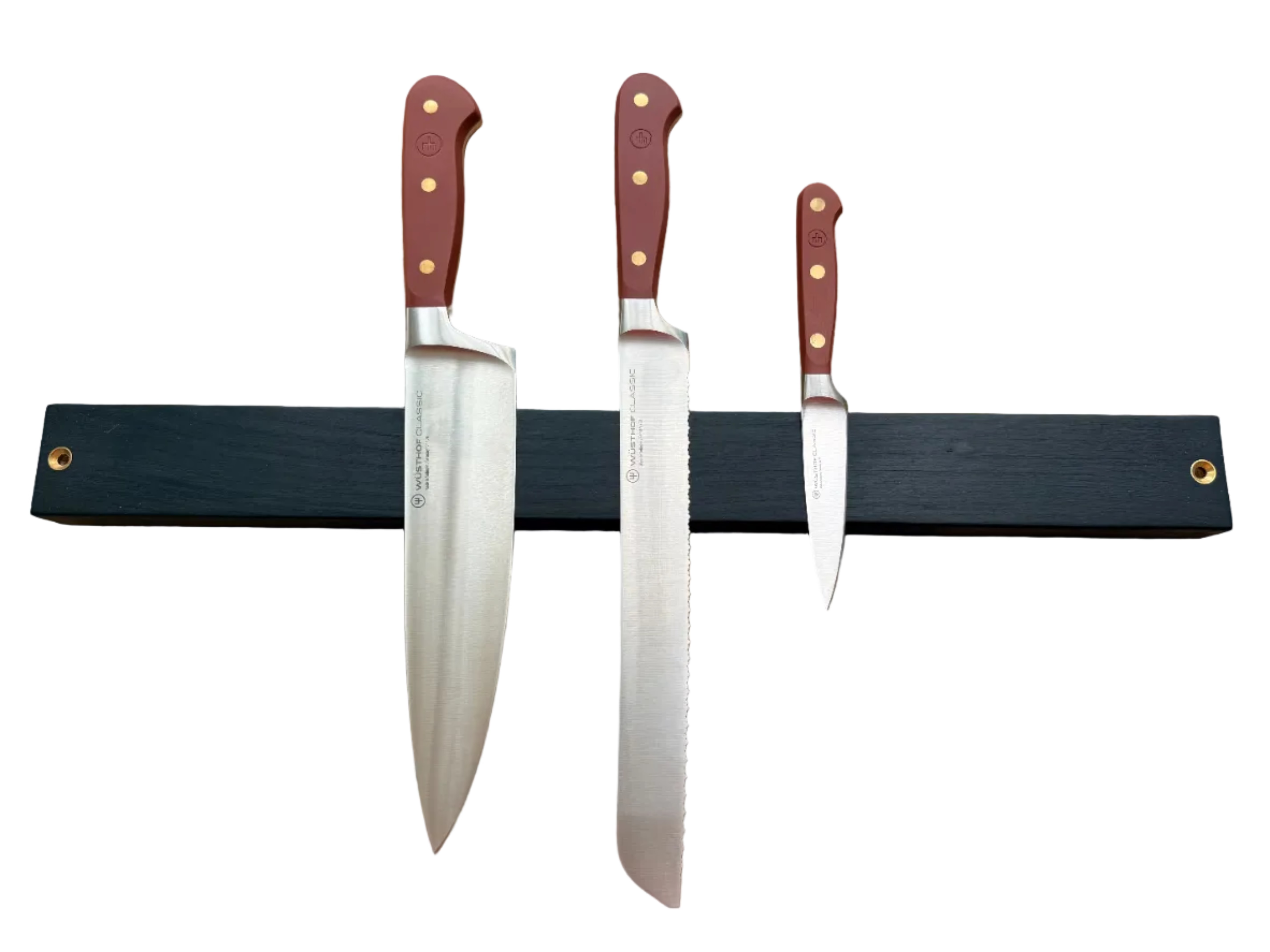 Large Charred Maple Magnetic Knife Rack
