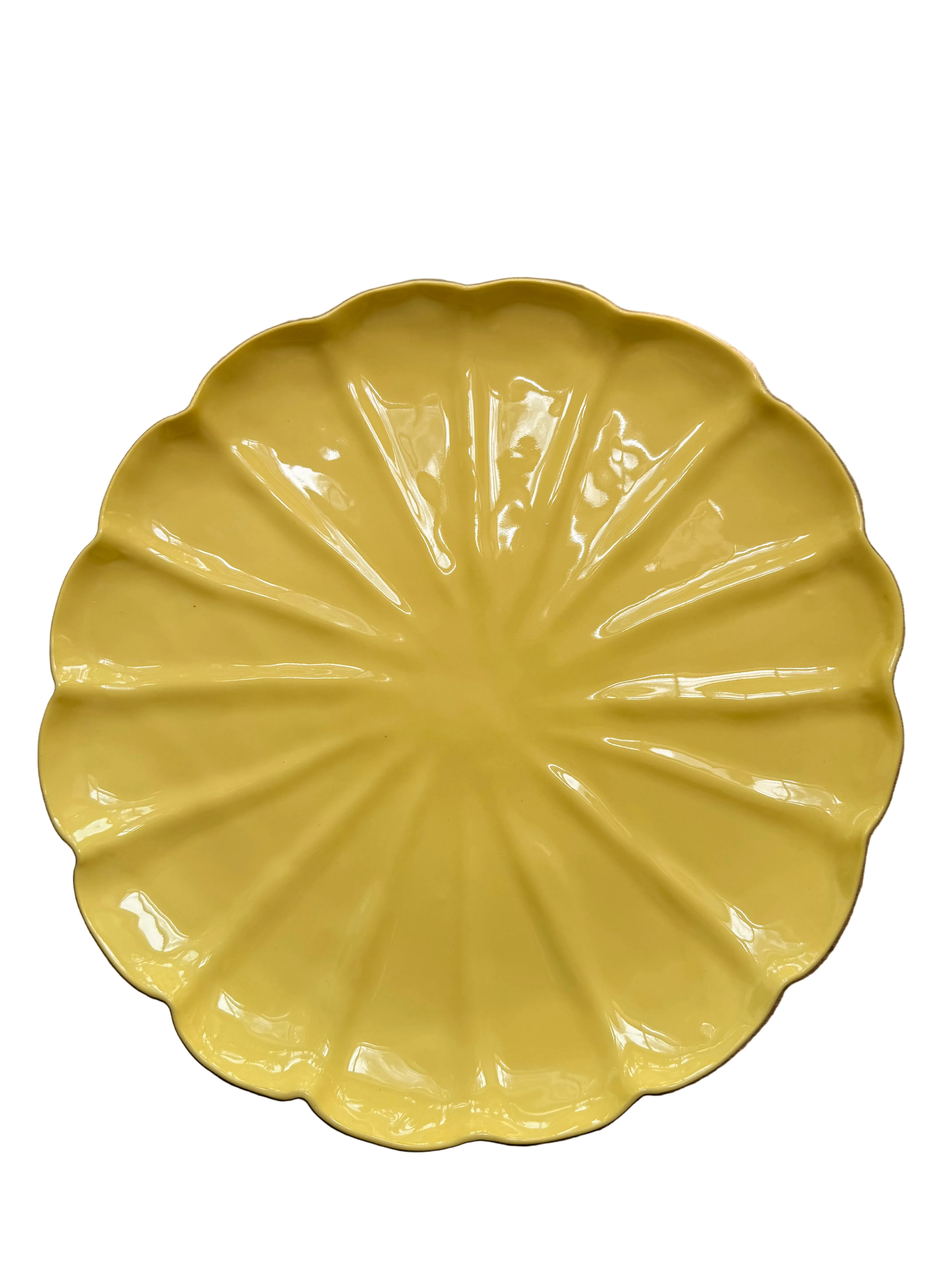 Butter Blossom Ceramic Platter