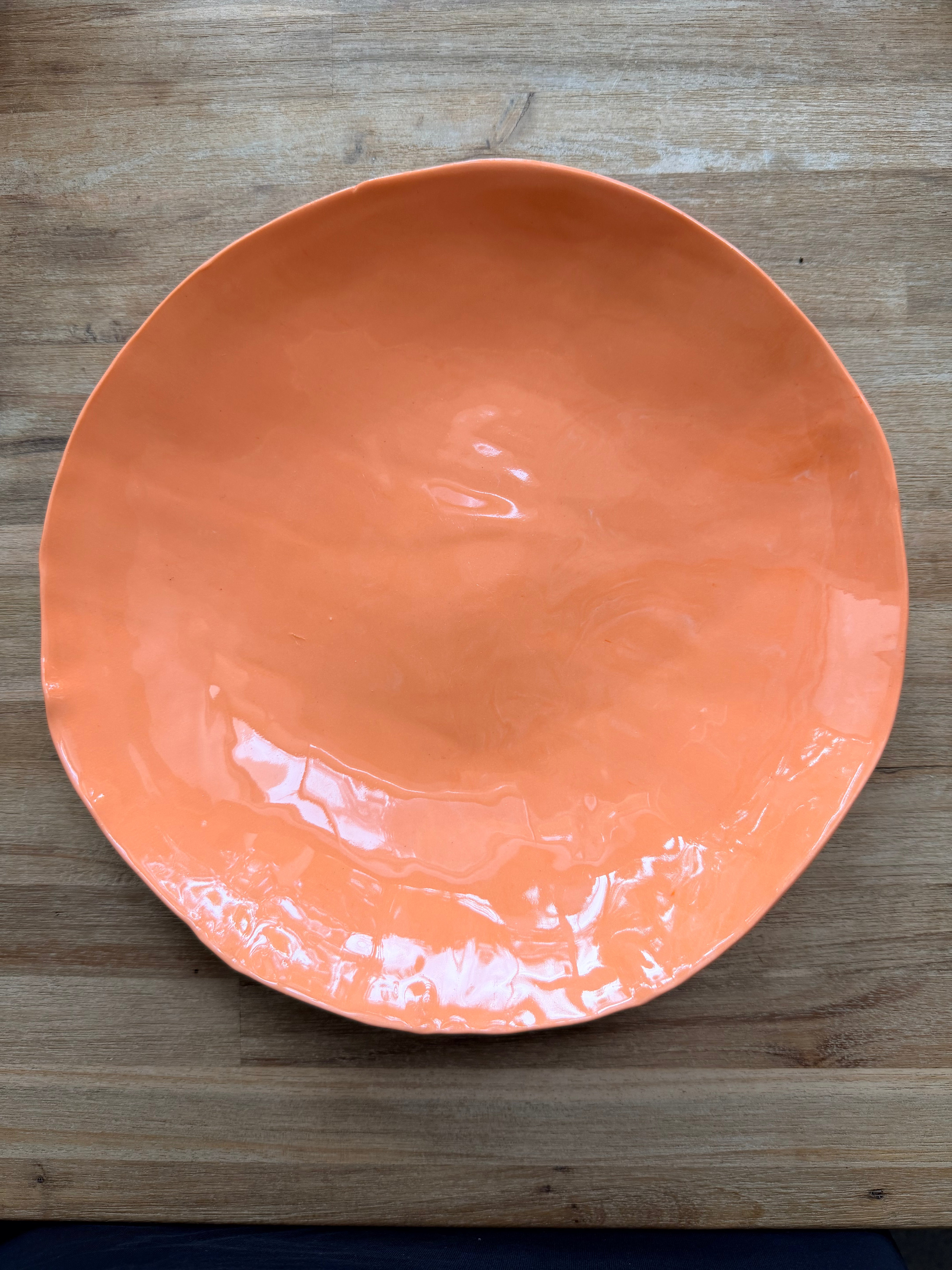 Cantaloupe Glazed Ceramic medium Bowl