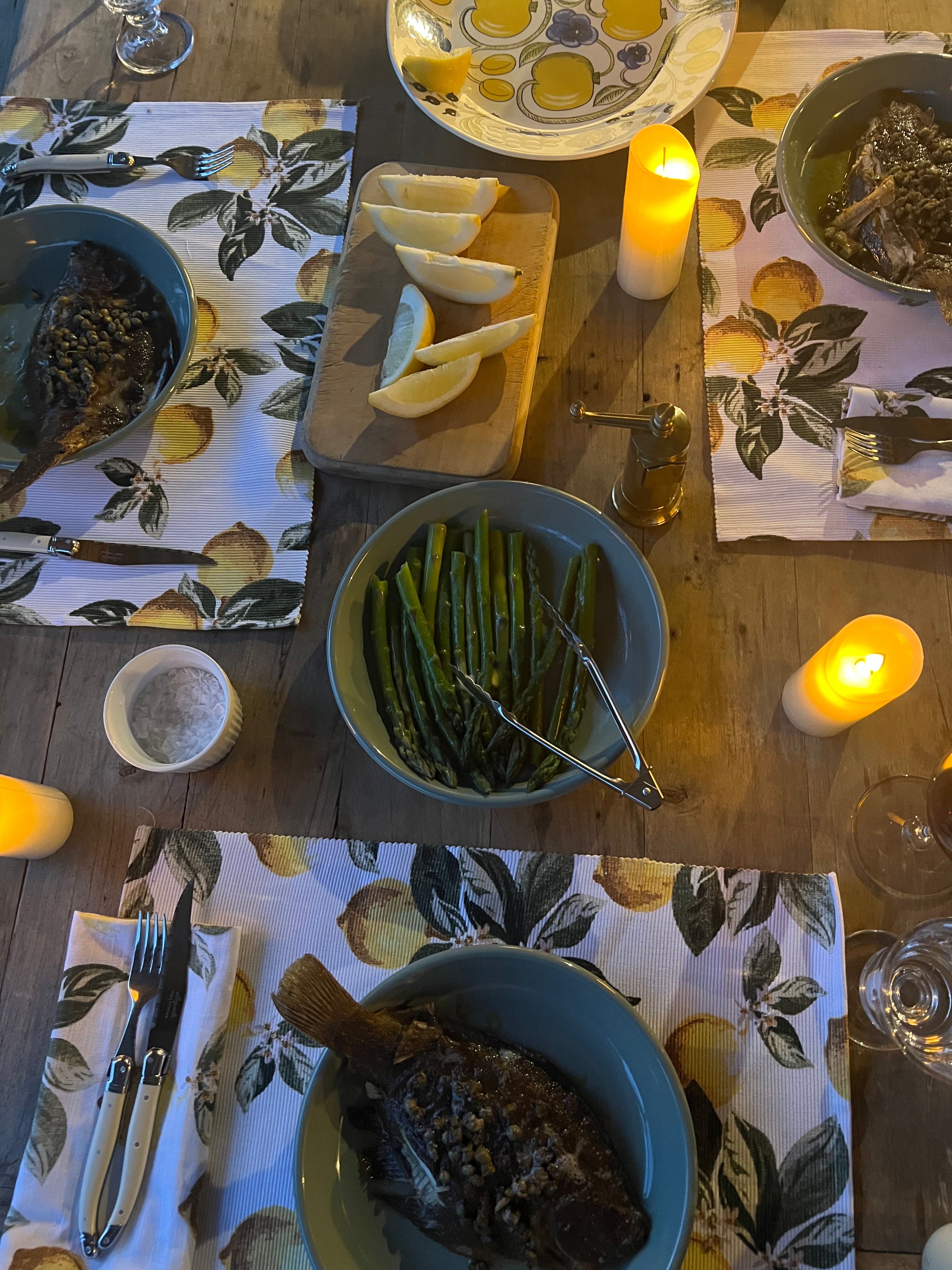 Tarragon Green Lipped Plate