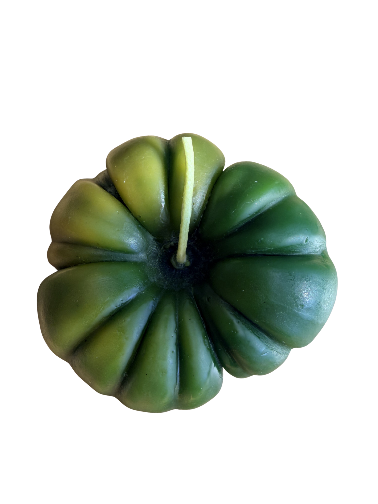 Large Green Heirloom Tomato Beeswax Candle