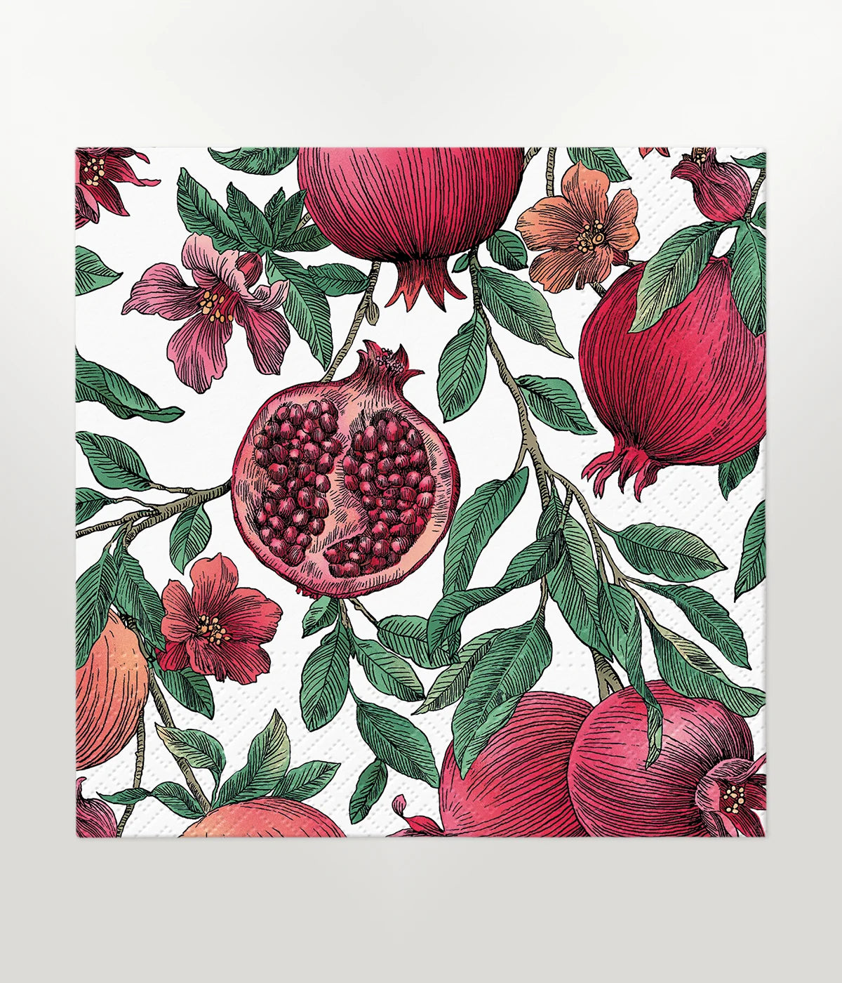 Pomegranate Paper Napkin