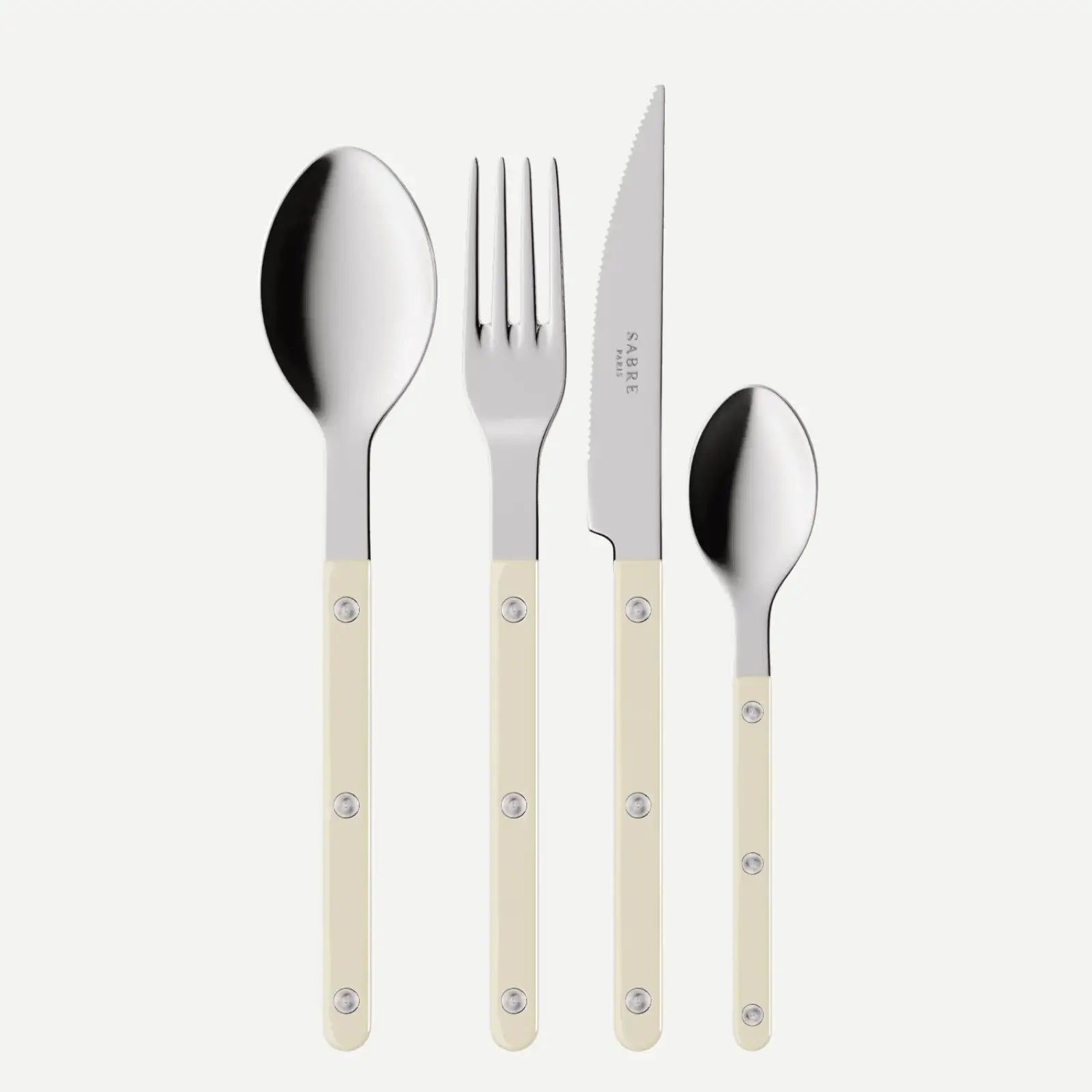 Sabre Four Piece Classic Cutlery Set in Ivory