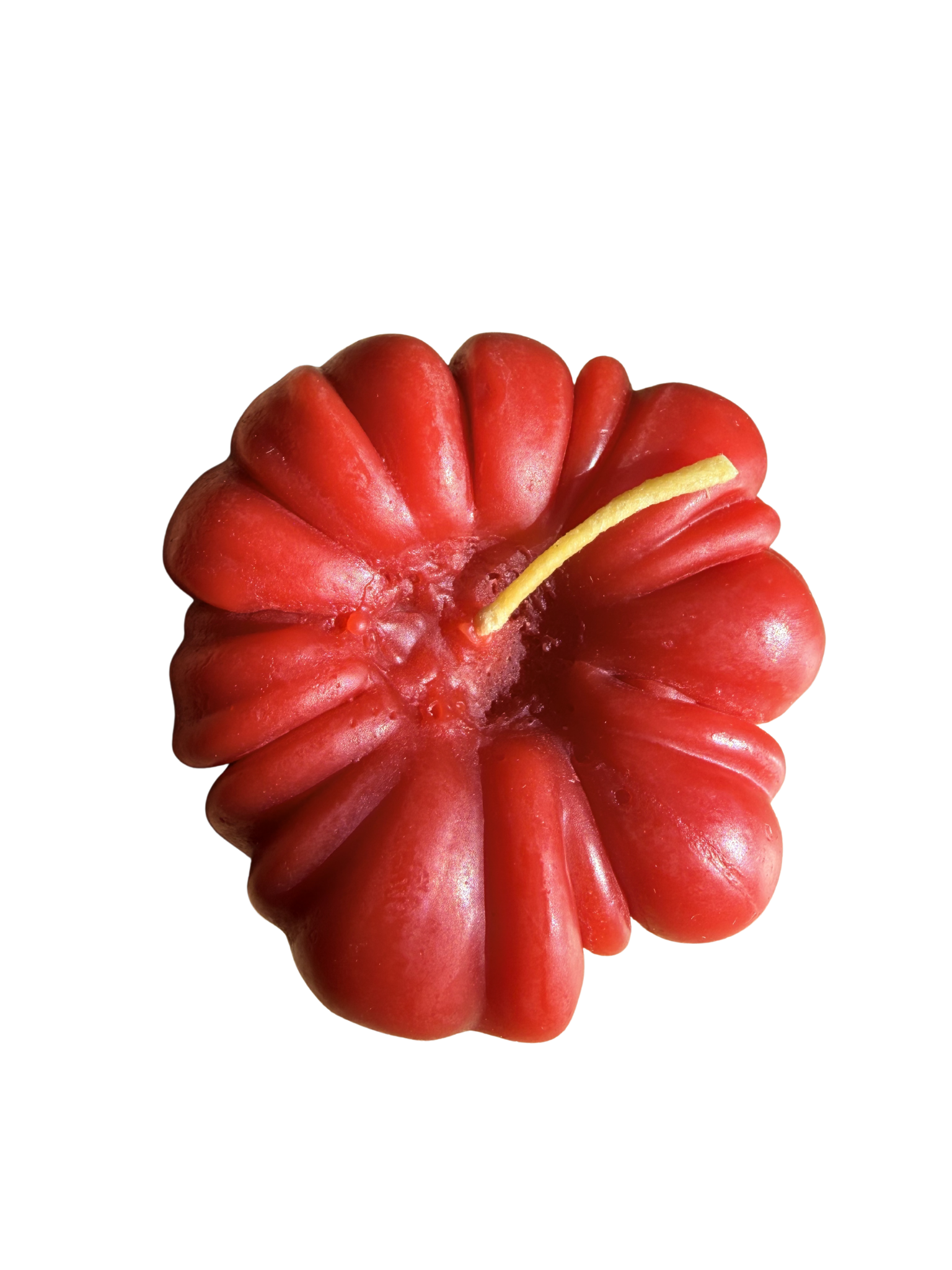 Small Red Heirloom Tomato Beeswax Candle
