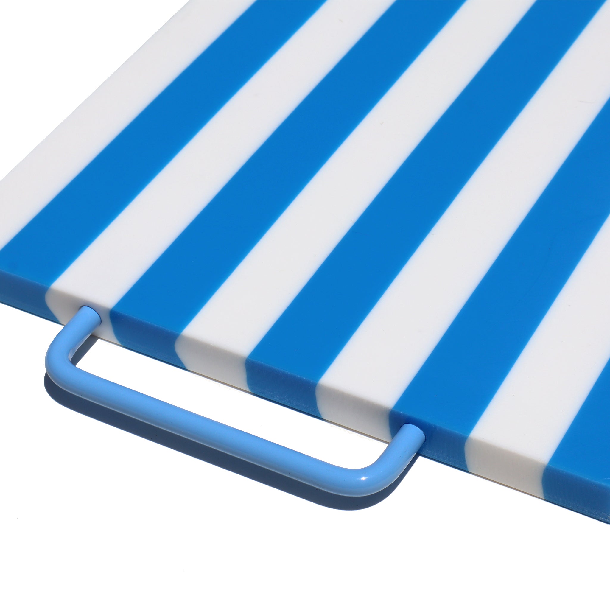 Blue Striped Chopping Board Duo